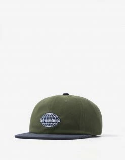 HUF Global Corduroy 6 Panel Cap - Basil