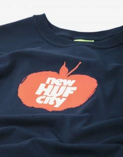 New Arrivals HUF Golden Apple T Shirt - Navy