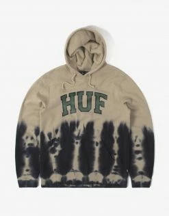 HUF Hartford Tie Dye Hoody - Tan
