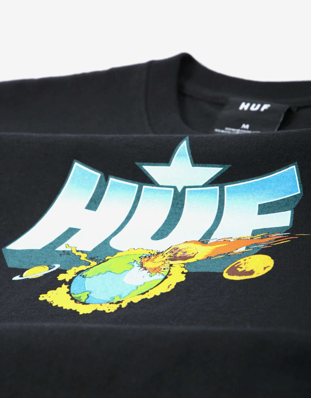 HUF Hufadelic T Shirt - Black 2 HUF Hufadelic T Shirt - Black