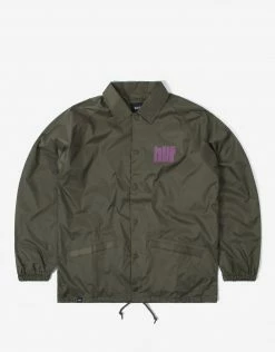 HUF Hydrate Zip Coaches Jacket - Olive