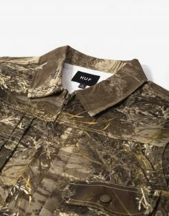 HUF Lincoln Trucker Jacket - Realtree Max 11 HUF Lincoln Trucker Jacket - Realtree Max