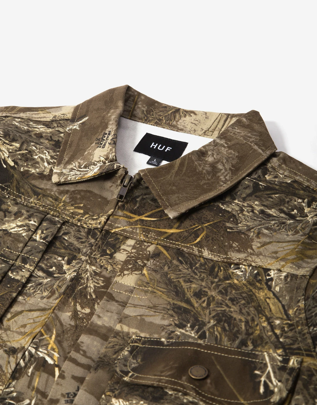 HUF Lincoln Trucker Jacket - Realtree Max 6 HUF Lincoln Trucker Jacket - Realtree Max