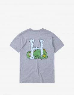 HUF Magic Dragon H T Shirt - Ash New Arrivals