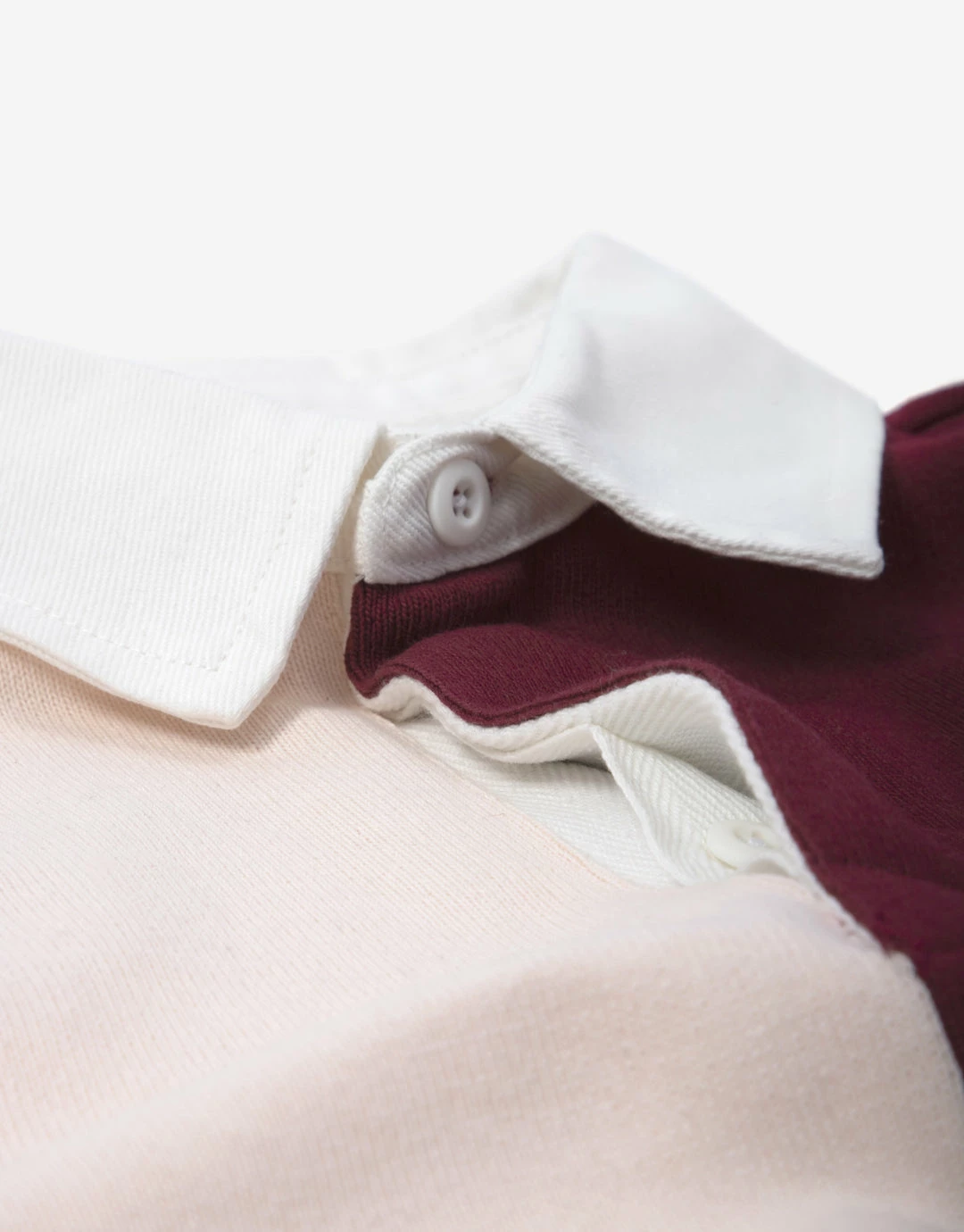 HUF Mick Color Block Rugby Shirt - Merlot 3 HUF Mick Color Block Rugby Shirt - Merlot