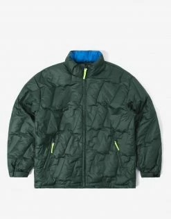 HUF Monogram Puffer Jacket - Dark Green
