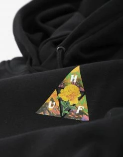HUF New Dawn Triple Triangle Hoody - Black