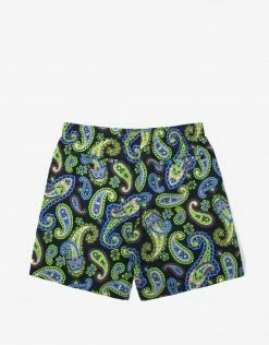 HUF Paisley Easy Short - Black New Arrivals