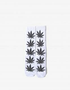 HUF Plantlife Crew Socks - White