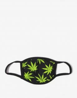 HUF Plantlife Face Mask - Black