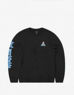 HUF Prism Triple Triangle Crewneck - Black