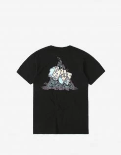 New Arrivals HUF Quake TT T Shirt - Black