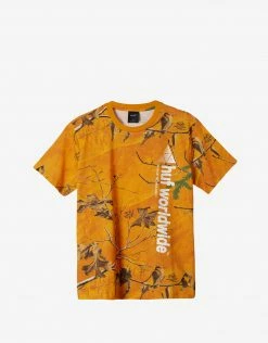 HUF Realtree Peak Logo T Shirt - Realtree Orange