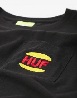 New Arrivals HUF Regal Pocket T Shirt - Black