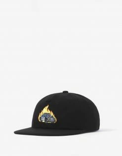 HUF Roasted Unstructured Snapback - Black