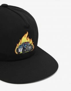 HUF Roasted Unstructured Snapback - Black