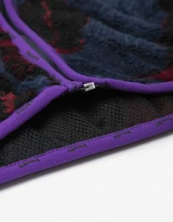 HUF Sativa Floral Sherpa Fleece - Navy Blazer