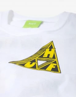 HUF Saturday Morning TT T Shirt - White New Arrivals