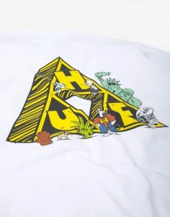 HUF Saturday Morning TT T Shirt - White New Arrivals