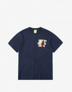 New Arrivals HUF Seeing Things TT T Shirt - Navy