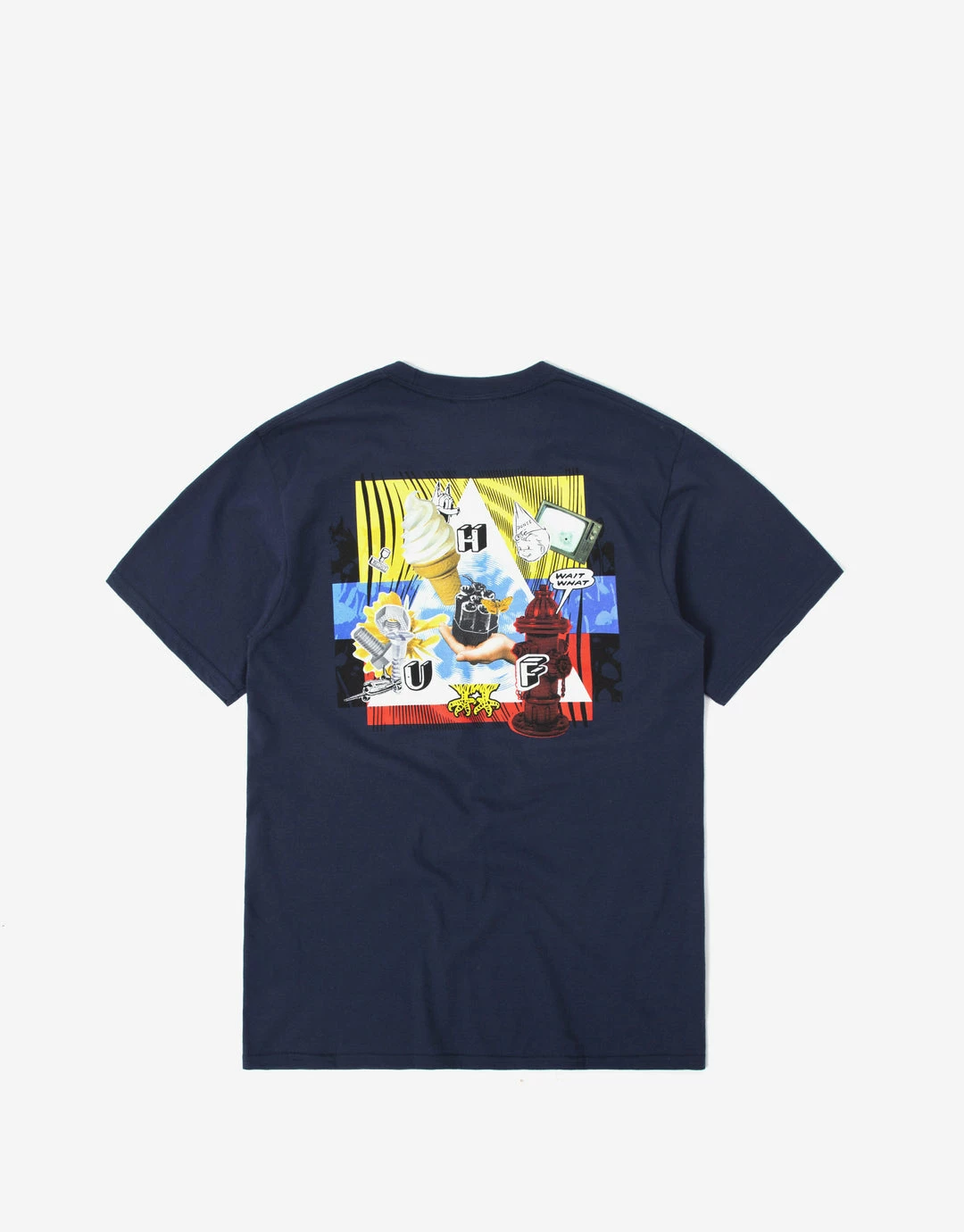 New Arrivals HUF Seeing Things TT T Shirt - Navy 2 New Arrivals HUF Seeing Things TT T Shirt - Navy