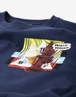 New Arrivals HUF Seeing Things TT T Shirt - Navy 6 New Arrivals HUF Seeing Things TT T Shirt - Navy