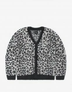 HUF Snow Leopard Cardigan - White