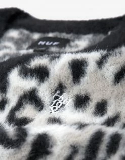 HUF Snow Leopard Cardigan - White