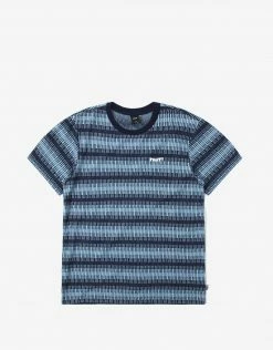 HUF Synthetic Stripe Knit Top - Navy Blazer