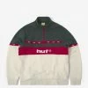 HUF Taped 1/4 Zip Fleece - Off White