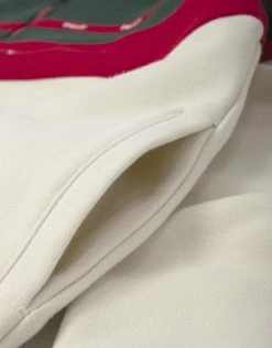 HUF Taped 1/4 Zip Fleece - Off White