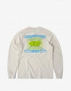 New Arrivals HUF Total Spectrum Long Sleeve T Shirt - Natural