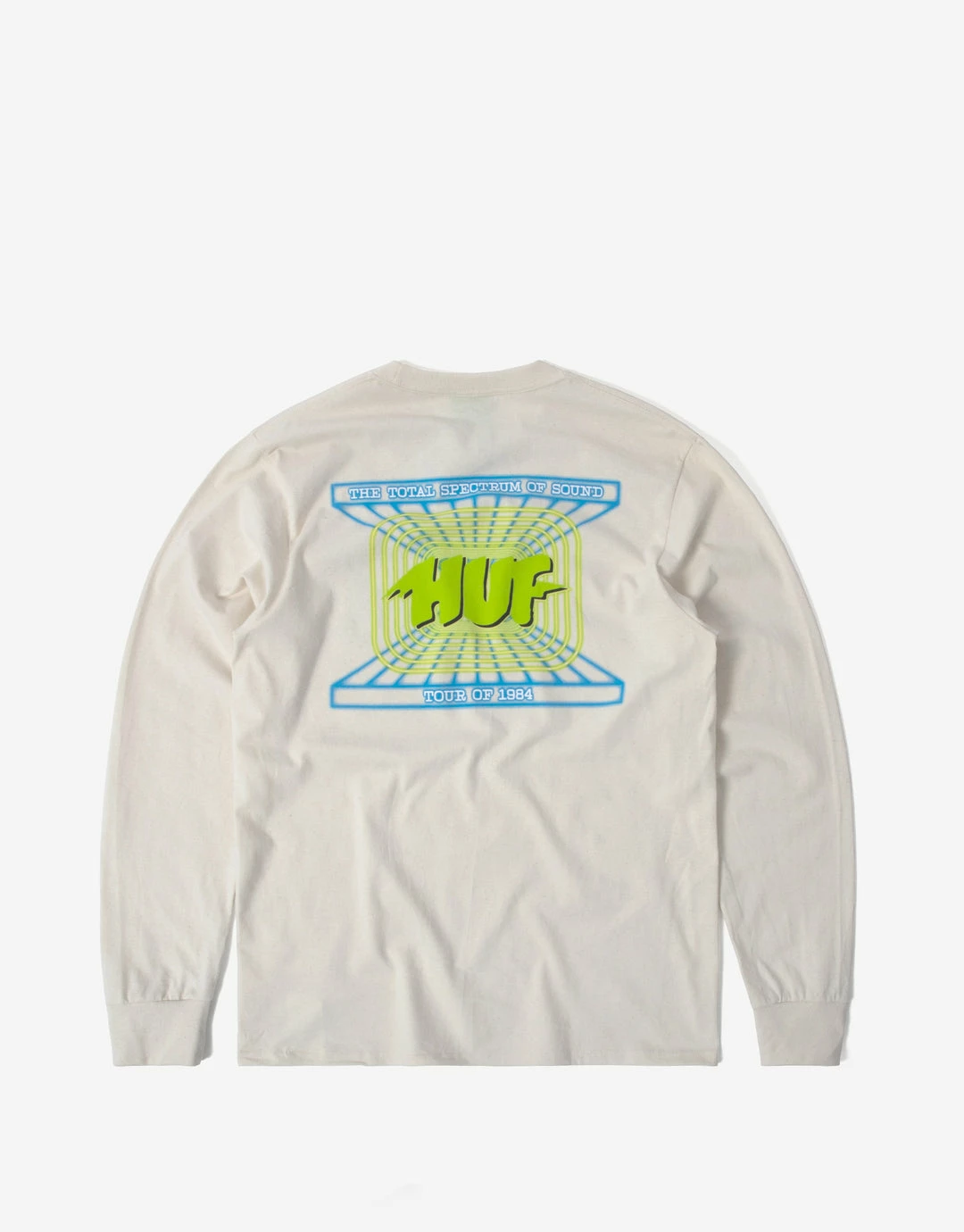 New Arrivals HUF Total Spectrum Long Sleeve T Shirt - Natural 2 New Arrivals HUF Total Spectrum Long Sleeve T Shirt - Natural