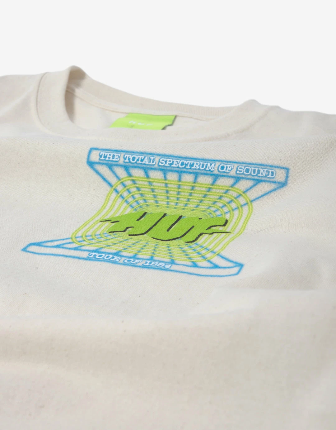 New Arrivals HUF Total Spectrum Long Sleeve T Shirt - Natural 3 New Arrivals HUF Total Spectrum Long Sleeve T Shirt - Natural