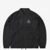 HUF Essentials HUF Triple Triangle Coach Jacket - Black Clothing
