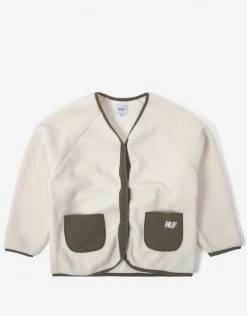 Clothing HUF Women's 10K Sherpa Jacket - Natural