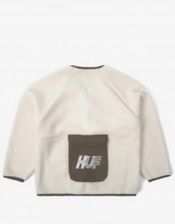 Clothing HUF Women's 10K Sherpa Jacket - Natural