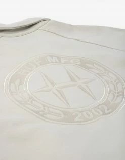 HUF Women's Class 1/4 Crop Polo Shirt - Stone