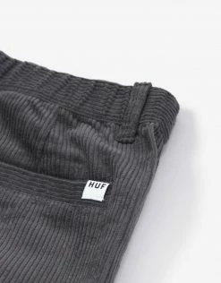 HUF Women's Corduroy Baggie Pant - Blue Graphite Clothing