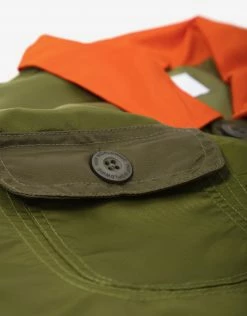 HUF Women's Flight Crop Jacket - Olive Clothing