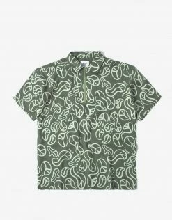 HUF Women's Groovy Zip Top - Sage