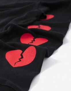 HUF Women's Milton Longsleeve Relax T-Shirt - Black