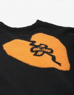 HUF Women's OG Feels Button Up Sweater - Black Clothing