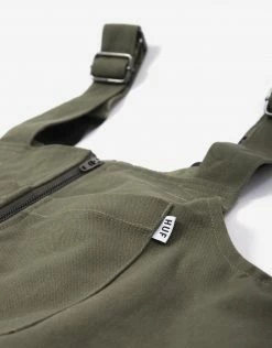 HUF Women's OG Hunting Bib - Green Clothing