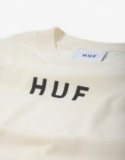 Clothing HUF Women's OG Logo Short Sleeve Relax T-Shirt - Natural