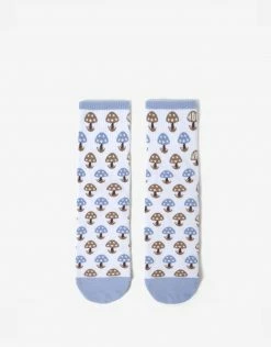 Clothing HUF Women's Shroom 1/4 Sock - Off White