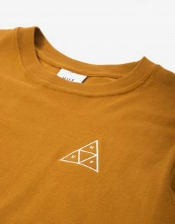 HUF Women's Embroidered Triple Triangle Relax T-Shirt - Burnt Orange