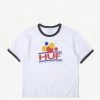 HUF Women's Fun Ringer T-Shirt - White