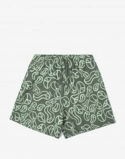 Clothing HUF Women's Groovy Wide Short - Sage