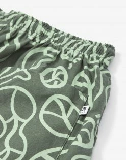 Clothing HUF Women's Groovy Wide Short - Sage